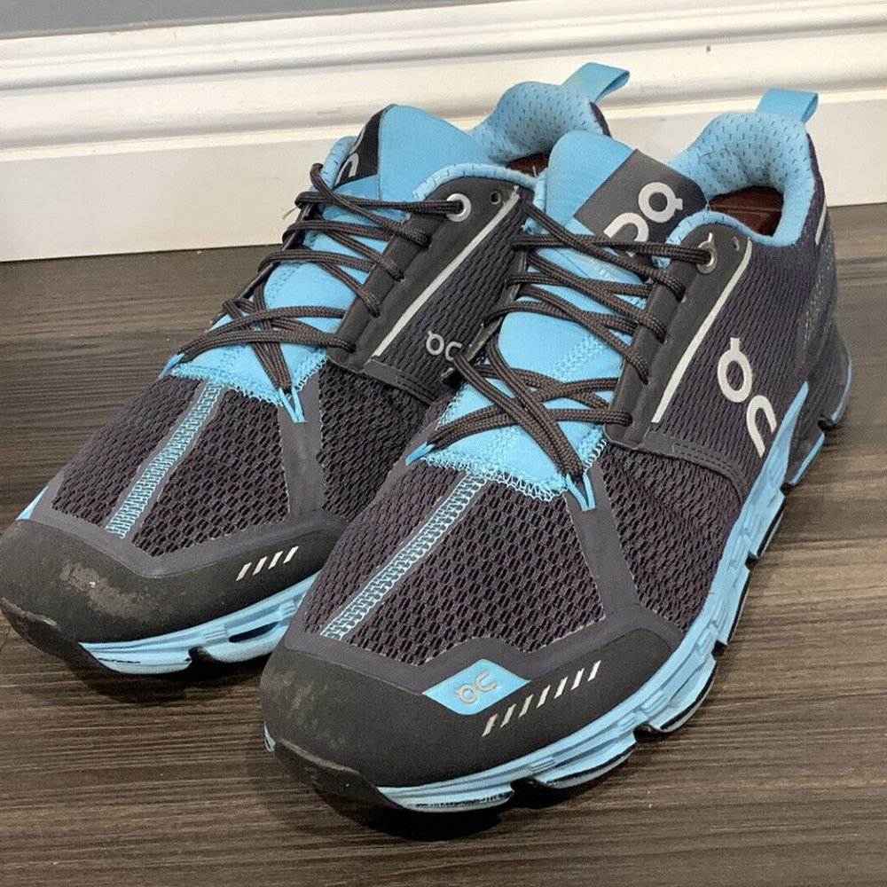 ON Cloud Cloudflyer Navy Cloudtec Helion Running Shoes Men Size 7.5
